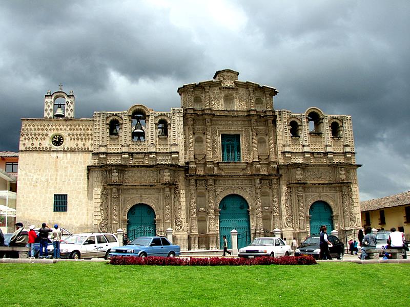 De kathedraal van Cajamarca
